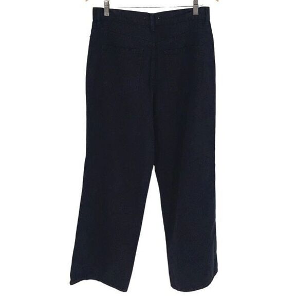 Pacsun Womens High Rise Button Fly Distressed Baggy Jeans Eco Black Size 30 NWT - Picture 4 of 13